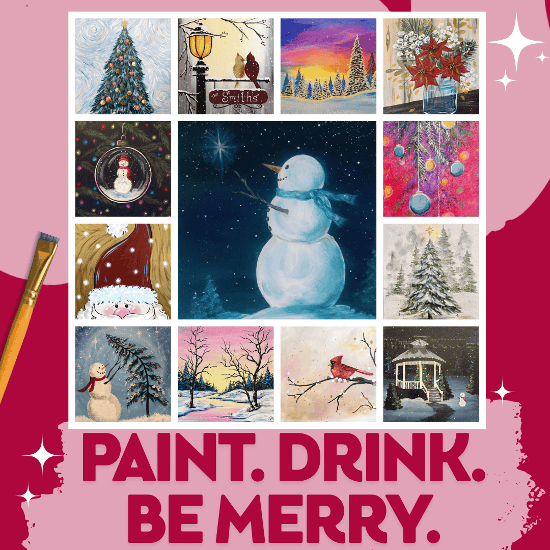 Unwrap the Joy of the Holidays with Paint and Sip at Pinot's Palette Kenwood